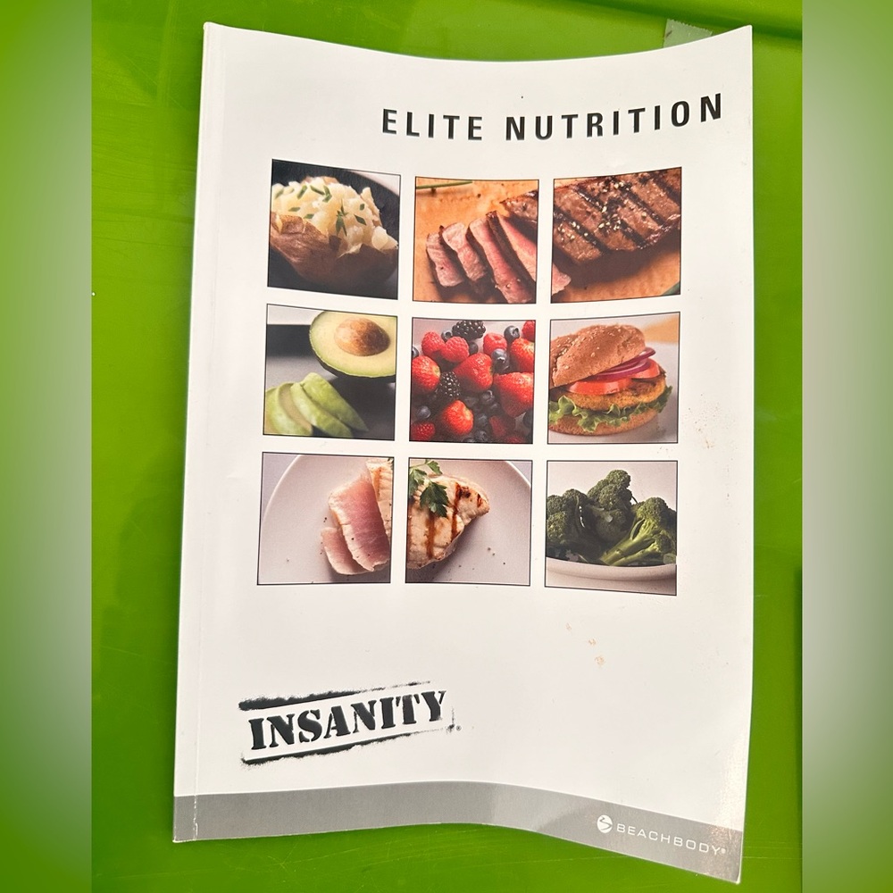 Beachbody Nutrition Book Insanity Food guide